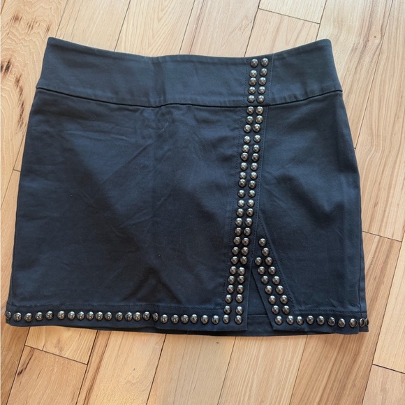 Express Dresses & Skirts - Express Studded black skirt! Size 2!